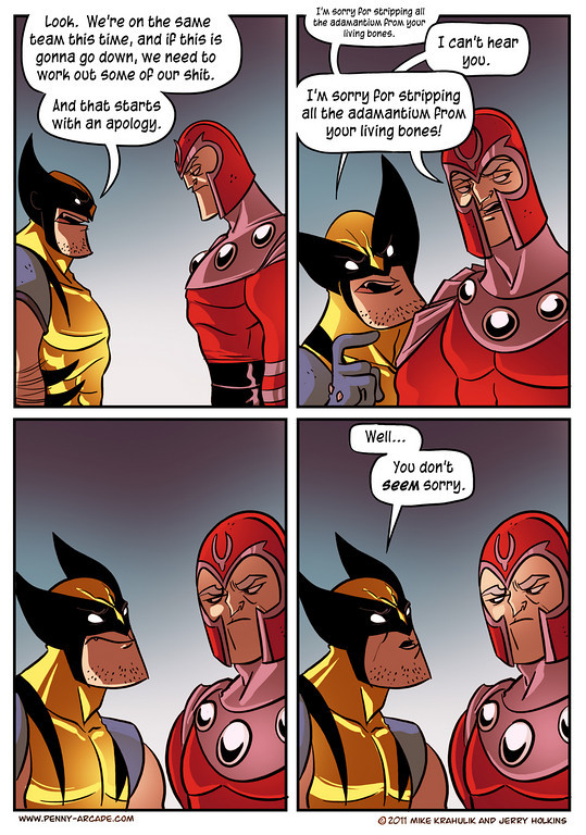 Wolverine Magneto Adamantium