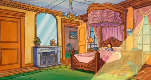 cartoon tidy room