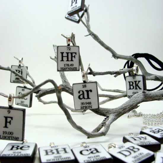 periodic table necklace