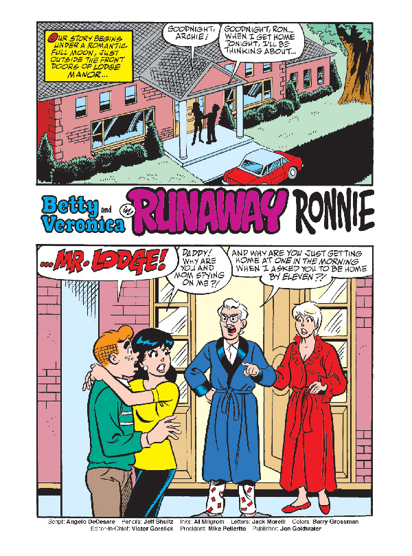 Archie Comics Betty And Veronica Double Digest 222 Preview The Mary Sue