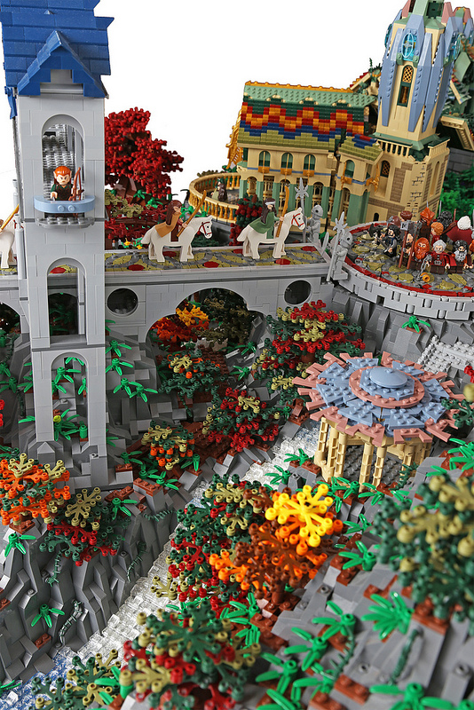 LEGO Rivendell Model Alice Finch | The Mary Sue - Part 2