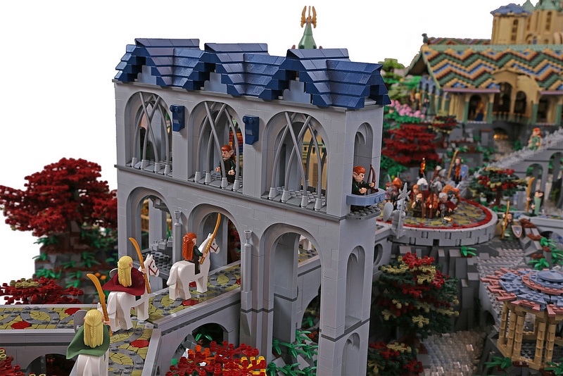 LEGO Rivendell Model Alice Finch | The Mary Sue - Part 2