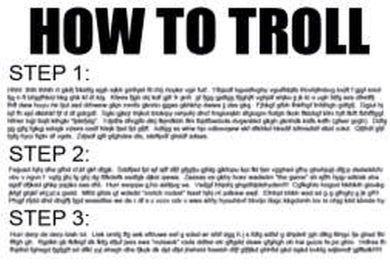 How to troll people online? A beginner's guide