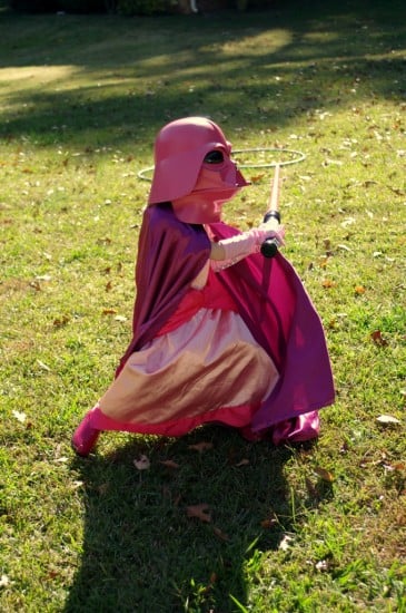 Prinzessin darth vader kostuem