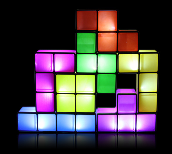 stackable tetris light