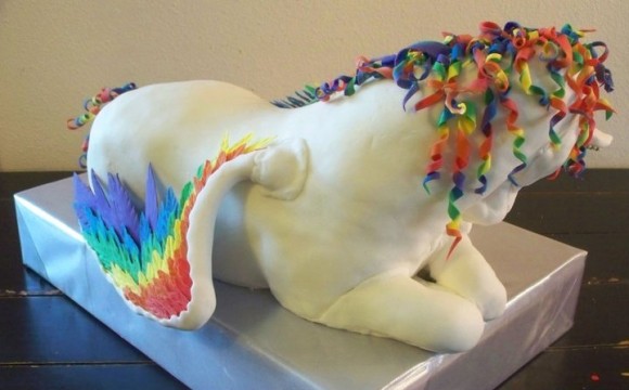 Rainbow Unicorn Pegasus Cake | The Mary Sue