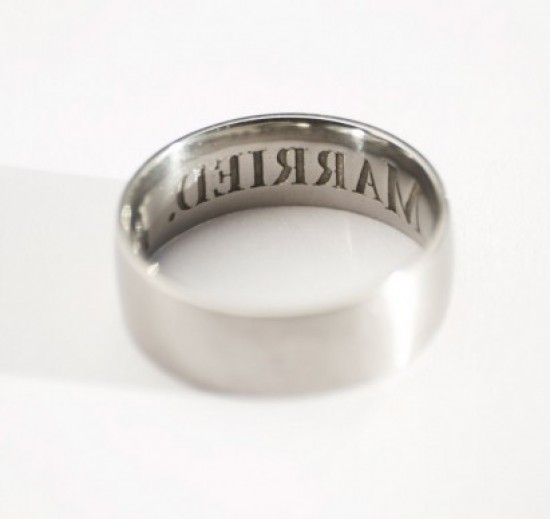 Anti Cheating Ring Imprints The Word Married Onto Finger The Mary Sue