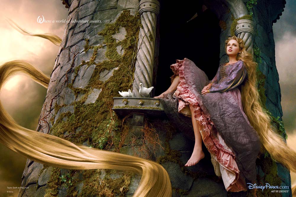 Annie Leibovitz Shoots Taylor Swift As Rapunzel For Disney