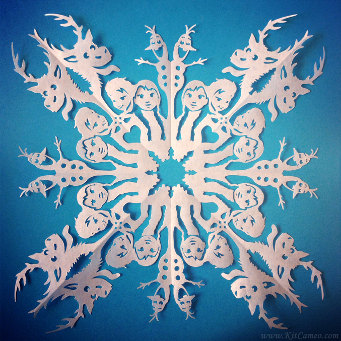 Frozen, Superhero Paper Snowflakes | The Mary Sue