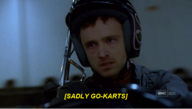 sadly go-karts