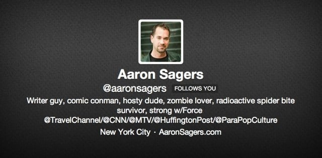 Aaron Sager Twitter