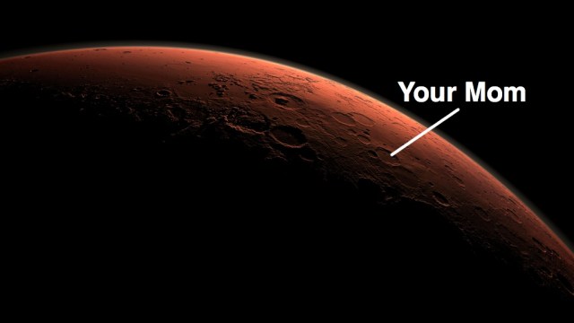 Your Mom Martian Crater