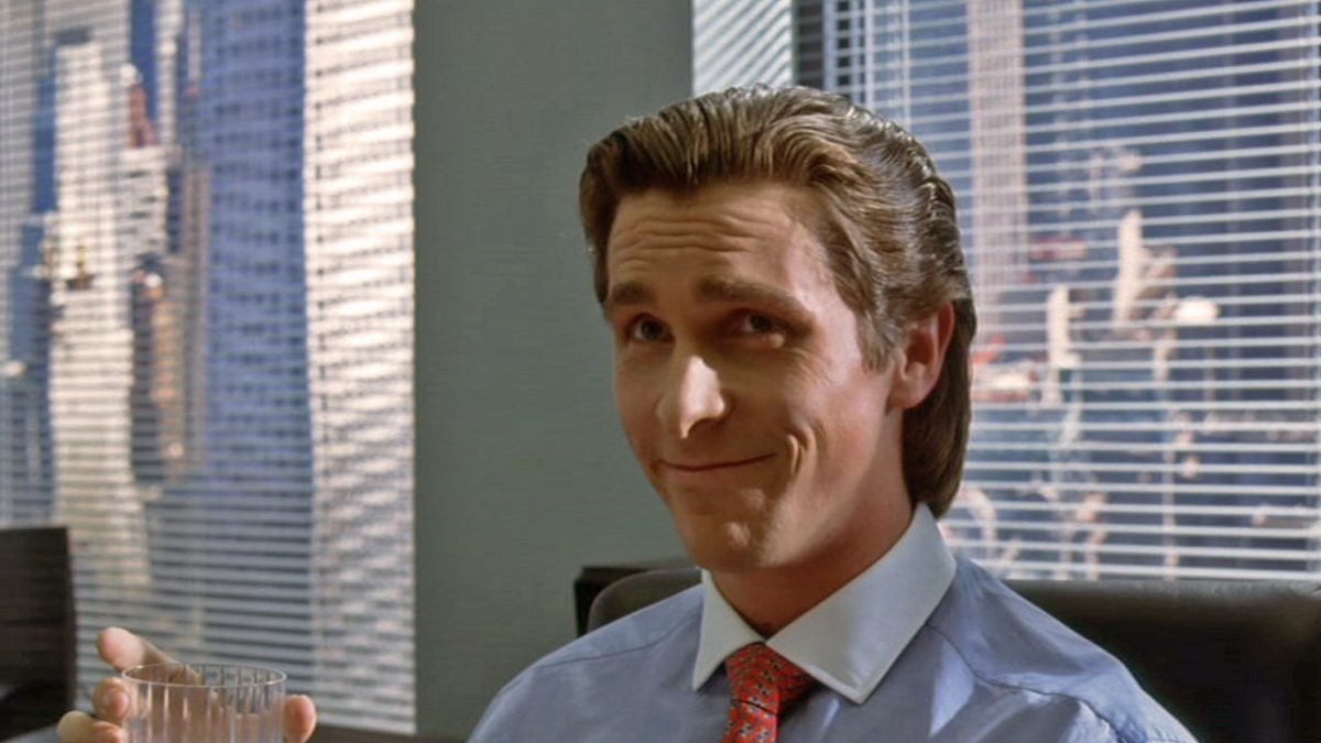 Christian Bale as Patrick Bateman in American Psycho