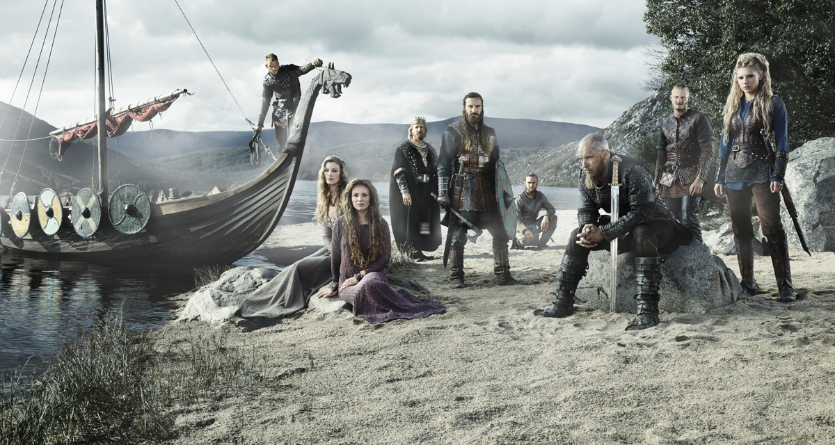 Vikings Ragnar Lothbrok, Lagertha and Rollo Season 3 Official