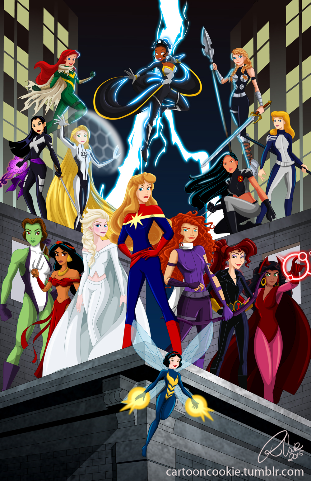 Belle Is The Best She-Hulk In This Marvel Disney Crossover | The Mary Sue