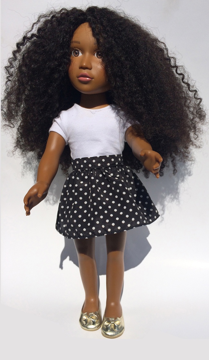 black baby dolls with natural hair