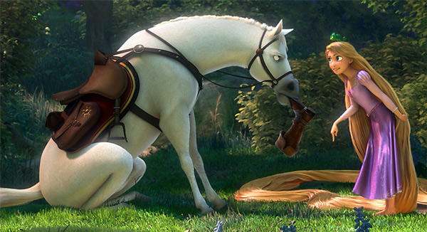 horse in rapunzel movie