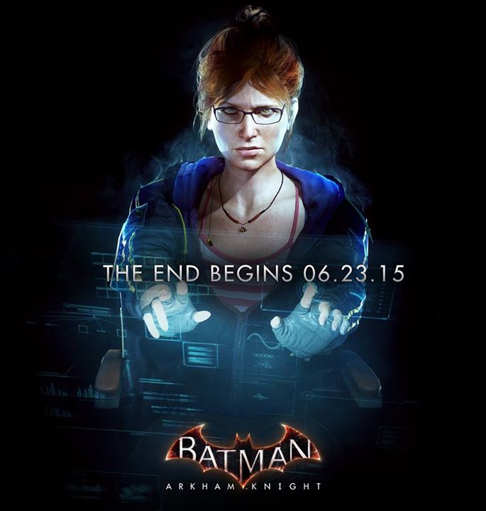 Oracle Strikes Pose Batman: Arkham Knight Poster E3 Trailer | The Mary Sue