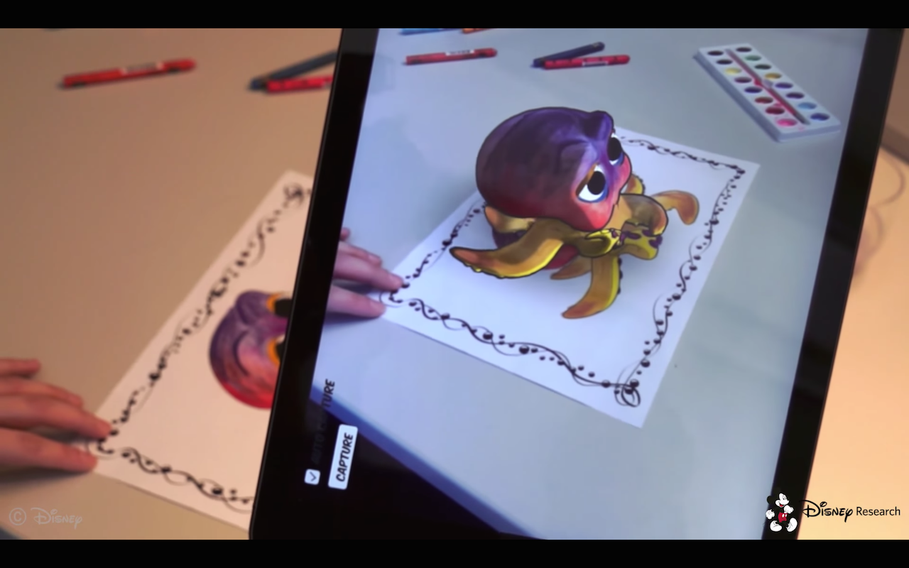 10 Magical Disney Coloring Book Augmented Reality Experiences