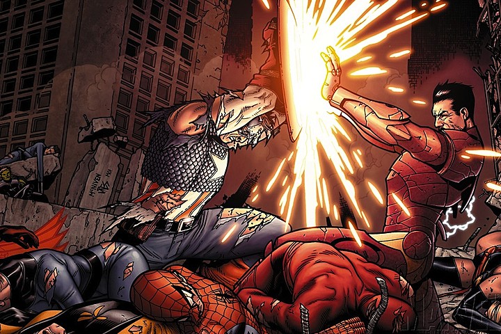 Captain America vs. Iron Man