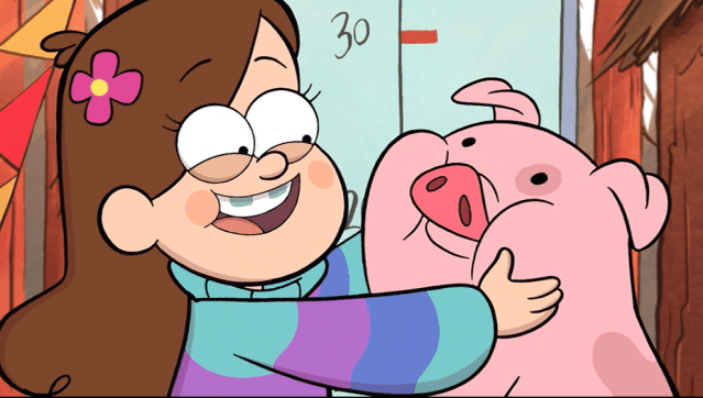 Mabel and some pig