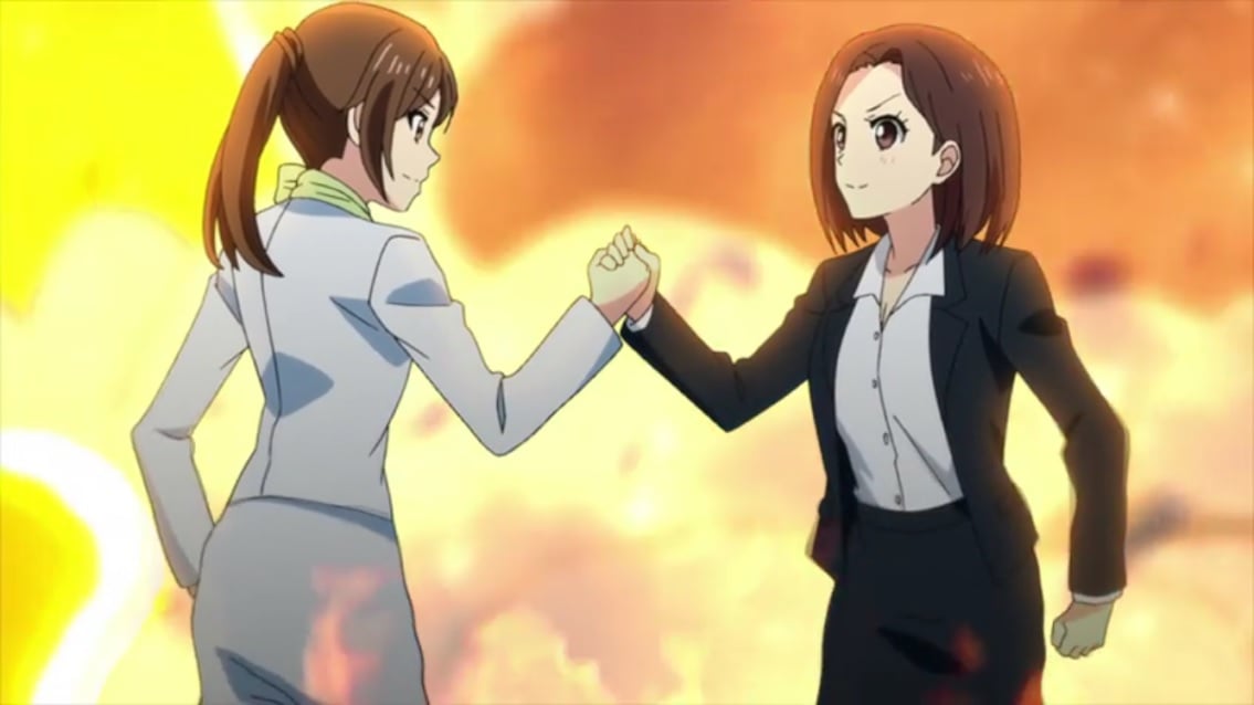 Nichijou) best handshake NA | Nichijou, Anime fight, Anime funny