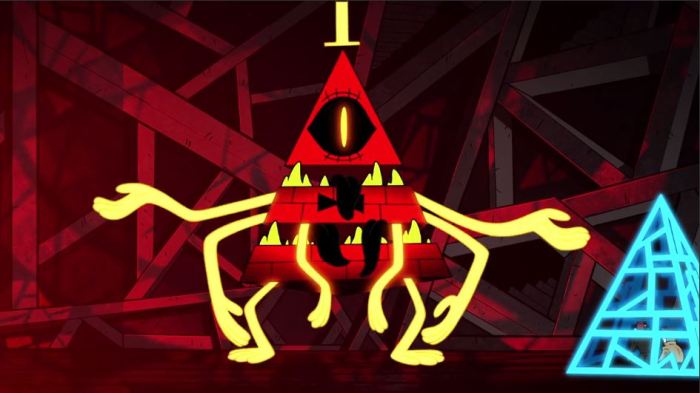 gravity falls bill cipher angry