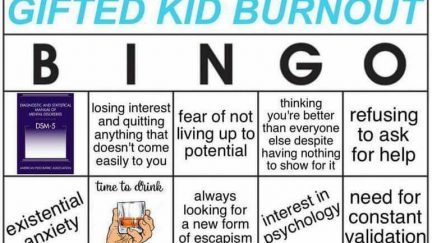 adhd gifted kid burnout