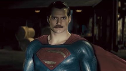 Here's Batman v Superman But With 100% More Mustache | The Mary Sue