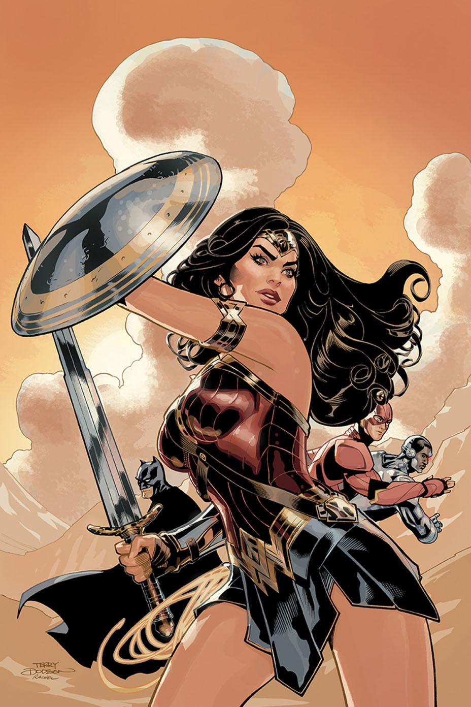 Warrior Pose - Justice League Stills Wonder Woman - Free Transparent PNG  Clipart Images Download