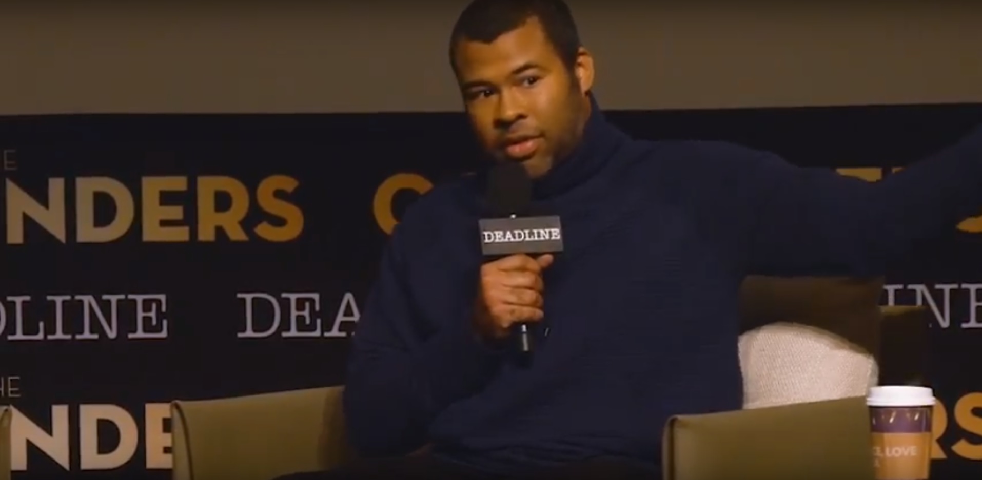 image: screencap Jordan Peele Deadline Hollywood Get Out