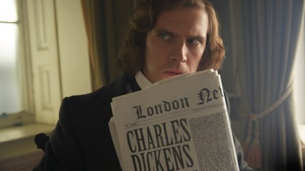 man who invented christmas dickens christmas carol dan stevens