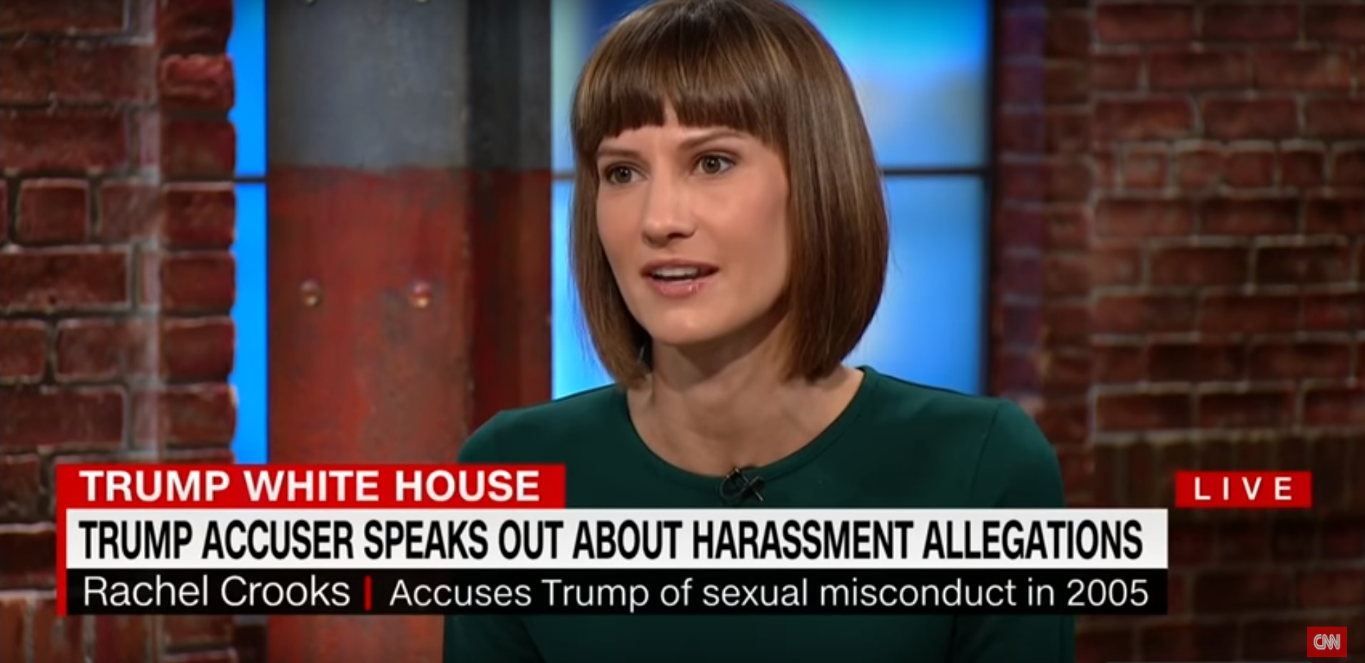 image: screencap Trump accuser Rachel Crooks speaks out on CNN