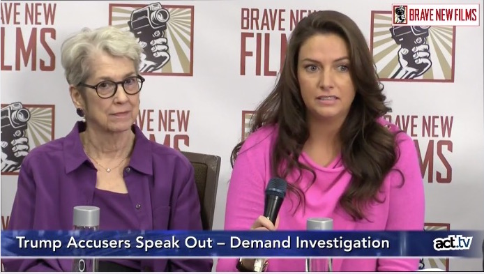 trump accusers press conference