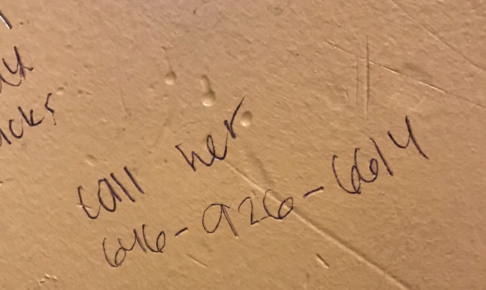 TMS Rejection Hotline Number Showing Up on Bathroom Walls The Mary Sue