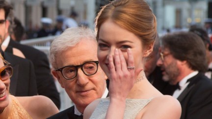 woody allen emma stone metoo time's up golden globes