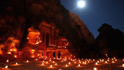 Ancient temple in the historic city of Petra, Jordan (Photo by Chris Jackson/Getty Images)