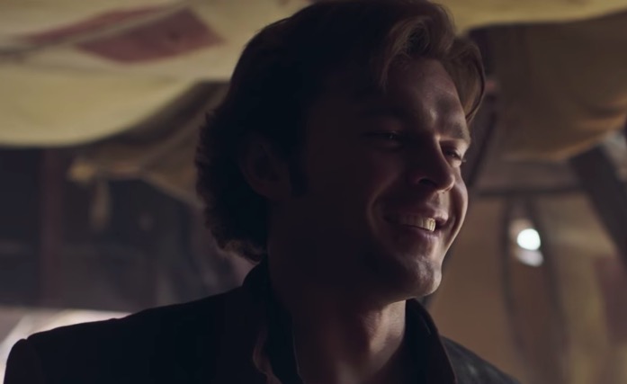 Alden Ehrenreich as Han Solo in Solo: A Star Wars Story