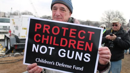 protect children not guns protest sign