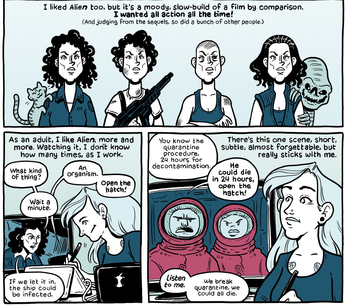 Falynn K. Crafts Epic Comic on Lieutenant Ellen Ripley | The Mary Sue