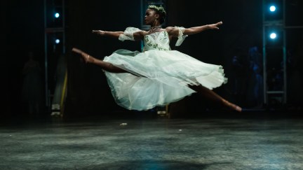 LONDON, ENGLAND - JANUARY 13: Michaela DePrince performs 'Giselle' with the English National ballet at the Coliseum on January 13, 2017 in London, England.