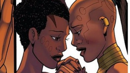 Okoye and Ayo in Black Panther: World of Wakanda