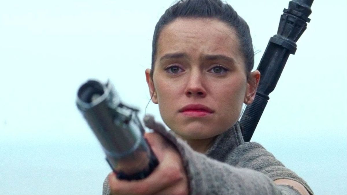 Daisy Ridley as Rey in Star Wars