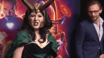 Tom Hiddleston surprises Loki cosplayers