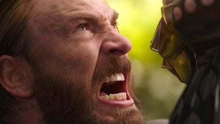 captain america fighting thanos in avengers infinity war marvel (image: disney)