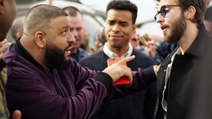 Guy Burnet and DJ Khaled in Pitch Perfect 3 (2017)