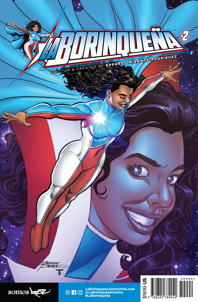 La Borinquena 02 Cover - art by George Pérez and Juan Fernández