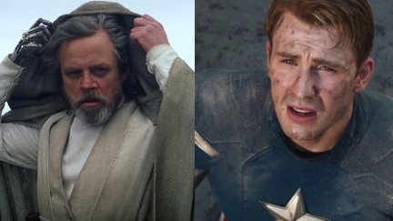 Luke Skywalker and Captain America