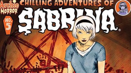 chilling adventures of sabrina comic cover