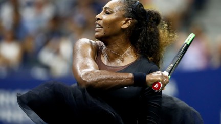 on Day One of the 2018 US Open at the USTA Billie Jean King National Tennis Center on August 27, 2018 in the Flushing neighborhood of the Queens borough of New York City.